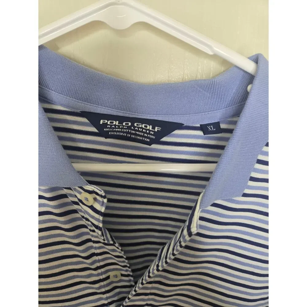 XL‎ Striped Polo Golf Ralp Lauren Short Sleeve